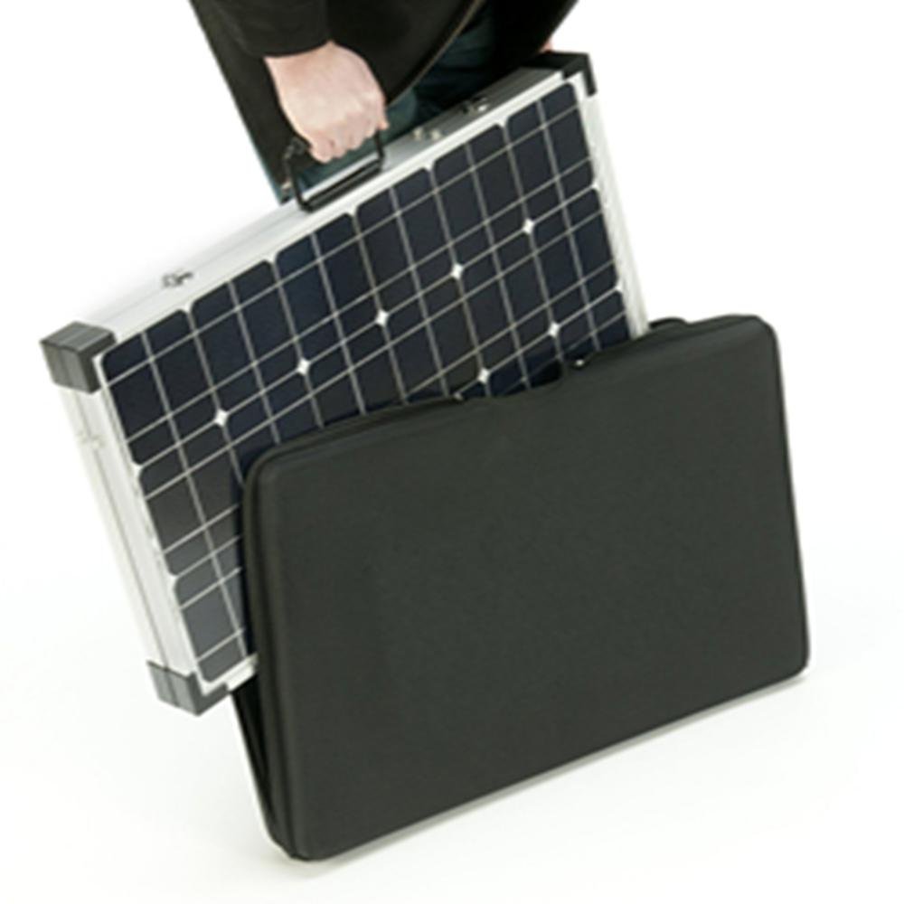 Hinergy Folding Camping Solar Panels 100 Watt 2x50W for RV Boat Caravan 12V Solar Kits from China Supplier Thumb 5