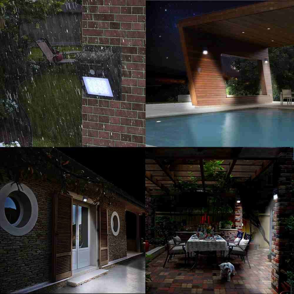 Wireless Waterproof Solar Lights Outdoor Motion Sensor Security Night Lights for Garden, Wall, Driveway, Steps, Patio Thumb 4
